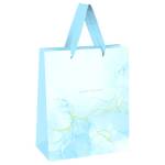 Пакет подарочный MESHU Marble pattern 26х32х12см MS_66183