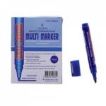 Маркер перман. Multi Marker СРМ-800СН 5 мм скош. синий CROWN