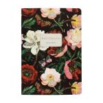 Тетрадь 40 л. Bruno Visconti Flora Пионы на чёрном клетка 7-40-001/200