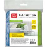 Салфетка OfficeClean 30х30 микрофибра 3 шт. 252716
