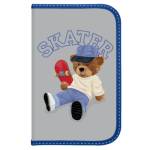 Пенал 1 секц. большой 190*115 мм Schoolformat Крутой мишка