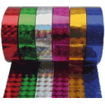 Скотч 12 мм х3 м deVENTE 9040807 голограф. ассорти