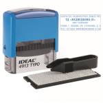 Штамп самонаборный 5-ти стр. 4913 TRODAT Ideal  58х22 синий 154356