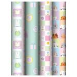 Упаковочная бумага 70х100 лист MESHU Cute party MS_66833