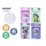 Блокнот ДЕВОЧКИ 12,5*17 см  М-3193  4 дизайна