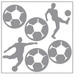 Термонаклейка для текстиля deVENTE 8004324 Football светоотраж. 