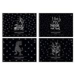 Альбом д\рис. 20 л. (спираль) БиДжи Черный стиль АР4гр20 12835