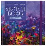 Скетчбук 20х20 40 л. Светоч 200г/м2 soul picture_violet IZO-SBS-0840