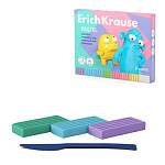 Пластилин  8 цв. ErichKrause Весёлые друзья 144 гр. пастель 61351