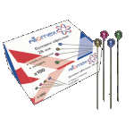 Булавки офисные 38 мм 100 шт. Attomex цв. шляпка 4130300