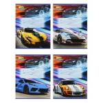 Тетрадь 12 л. (клетка) П-П Стремительные автомобили-1 12-4330  /25