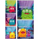 Тетрадь 12 л. (линия) П-П Милые монстрики-1 12-1604