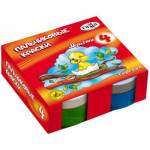 Краски пальчиковые 4 цв. 50 мл. Гамма Мультики 180120212