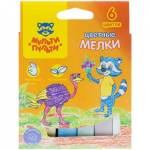 Мел цветной 6 цв. Мульти-Пульти Енот в Австралии ЦМ_11129