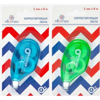 Корректирующая лента 5 мм х 8 м Attomex 4062200 ассорти
