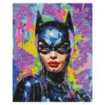 Картина по номерам 40х50 Женщина-кошка КХг4050_57065