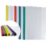 Папка-сшиватель (скрепкошина) А4 LAMARK407 на 60л, 0,18мм, ассорти