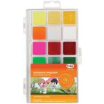 Краски акв. 18 цв. б/к п/к Гамма Оранжевое солнце (6 перл.,6 флуор., 6 классич.) 120320212