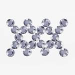 Стразы пришивные deVENTE 8002396 Круглые серебро 8 мм