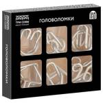 Головоломка металлическая ТРИ СОВЫ набор 6 шт. PM6_17698