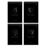 Блокнот А6 60 л. (спираль) БиДжи Just black Б6гр60 07052