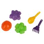 Песочный набор Насекомые 5 предметов (совок, грабли, 3 формочки) ПИО_001