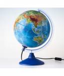 Глобус физико-политич. d=250 мм Классик Евро Ке012500191 с подсветкой