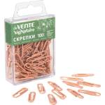 Скрепки 28 мм 100 шт deVENTE sigNATURE в пласт. упак. пудрово-розовый 4135510
