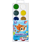 Краски акв. 12 цв. б/к п/к Луч ZOO 19С 1249-08