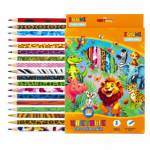 Карандаши цв. 18 цв. Zoomi ZOO Джунгли декор.корпус ZM507-18