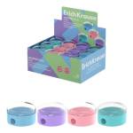 Точилка ErichKrause UNIVERSE Plus Pastel с контейнером ассорти 60013