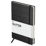 Ежедневник А5 136 л. BG Glitter Black DuA5_61216 черный