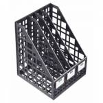 Лоток вертикальный 4 отд. СТАММ черный ЛТ83/ЛТВ63722