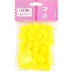 Набор помпонов 50 шт. deVENTE 8000011 15 мм желтый