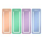 Закладка для книг ErichKrause Matt Pastel Bloom 4 шт. фигурн. пластик.61228