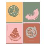 Тетрадь 48 л. (линия) БиДжи Juicy fruits 70 гр. Т5ск48_лс 11893