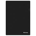 Папка-уголок А4 Berlingo Soft Touch 200мкм LFp_A4980 черная 