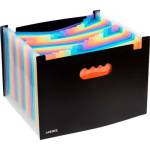 Папка-органайзер с 25 отд. deVENTE 3078419 черная с цв разделителями с индексами в комплекте