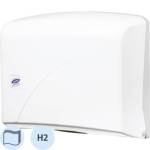 Диспенсер для полотенец Luscan Prof Zсл. H2 механич. пластик белый 479405