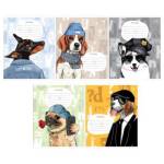 Тетрадь 18 л. (линия) БиДжи Собаки на стиле Т5ск18 62757