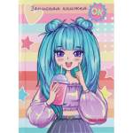 Записная книжка А7 64 л. П-П Кавайная девочка 64-6601