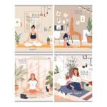 Тетрадь 96 л. (клетка) П-П Расслабляющая йога 96-5391 РАСПРОДАЖА