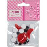 Декоративные элементы deVENTE 8001300 Глазки Носики Ротики 20 шт.