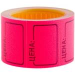 Ценник средний 35х25 малиновый 200 шт. OfficeSpace 4192