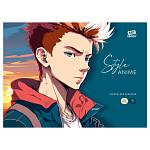 Альбом для акварели А4 30 л ArtSpace Anime style. Man 180г/м склейка Аа30_53141 