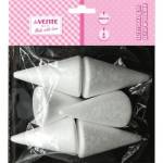 Заготовка для декорирования deVENTE 8003921 Конусы 80х45 6 шт.