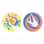 Набор для раскрашивания по номерам на магните 9х 9 см Диско-гуси ФРЕЯ PNBM-007