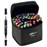 Набор маркеров 60 цв. ArtSpace SM60_65958 двухсторон. для скетчинга