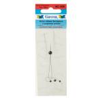 Иглы гибкие бисерные с широким ушком сталь NC-306 d 0.3 мм 2 шт