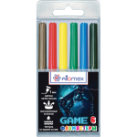 Фломастер 6 цв. Attomex GAME блистер 5080619